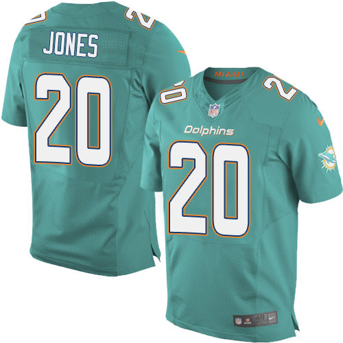 Reshad Jones Miami Dolphins aqua Elite jersey