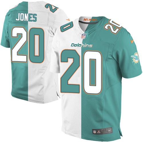 Reshad Jones Miami Dolphins aqua Elite jersey
