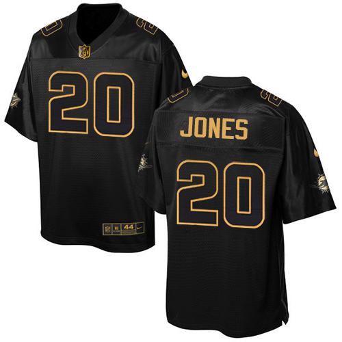 Reshad Jones Miami Dolphins black Gold Collection jersey