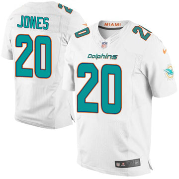 Reshad Jones Miami Dolphins white Elite jersey