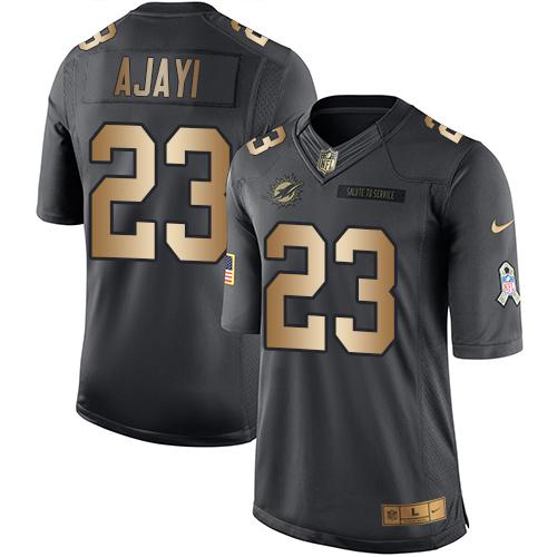 Jay Ajayi Miami Dolphins black Salute To Service jersey