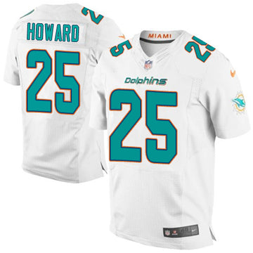 Xavien Howard Miami Dolphins white Elite jersey