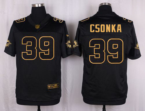 Larry Csonkas Miami Dolphins black Gold Collection jersey