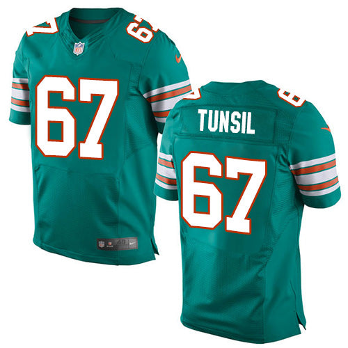 Laremy Tunsil Miami Dolphins aqua Elite jersey