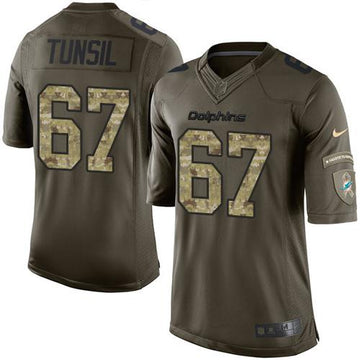 Laremy Tunsil Miami Dolphins green Salute To Service jersey