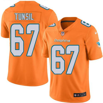 Laremy Tunsil Miami Dolphins orange jersey