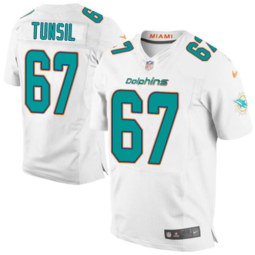 Laremy Tunsil Miami Dolphins white Elite jersey