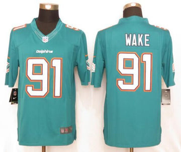 Cameron Wake Miami Dolphins aqua jersey