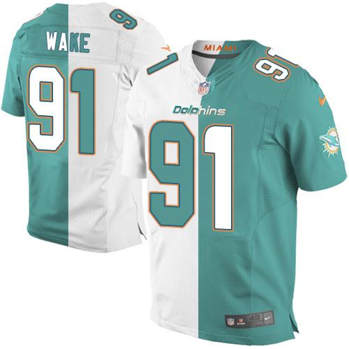 Cameron Wake Miami Dolphins aqua Elite jersey