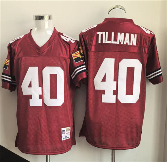 Pat Tillman Arizona Cardinals red Throwback jersey