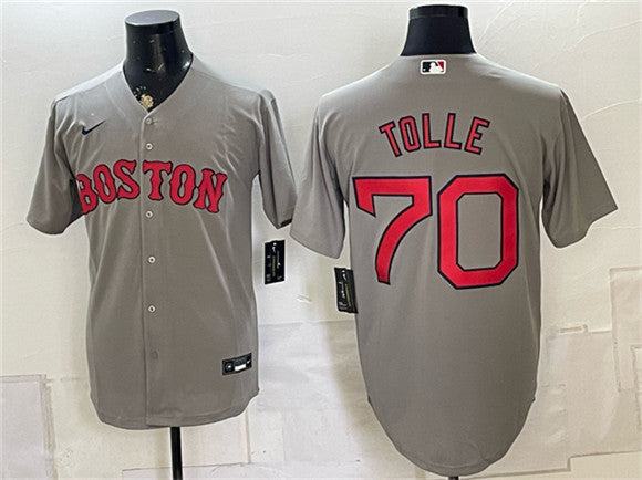 Payton Tolle Boston Red Sox gray jersey