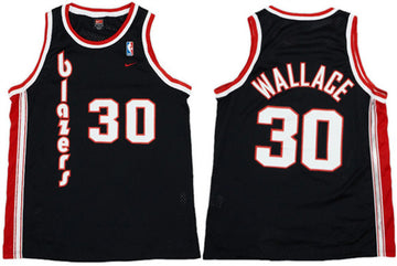 Rasheed Wallace Portland Trail Blazers black jersey