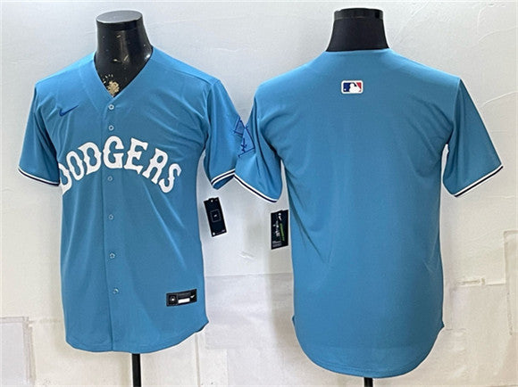 Custom Los Angeles Dodgers blue Vapor jersey