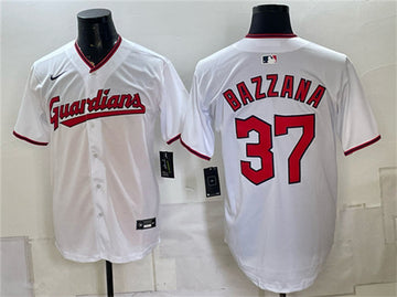 Travis Bazzana Cleveland Guardians white Home jersey