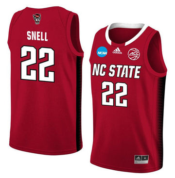Custom NC State Wolfpack red jersey