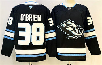 Liam O'Brien Utah Mammoth navy jersey