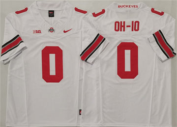 Ohio State Buckeyes white Limited jersey