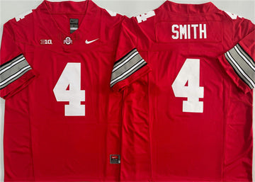 Jeremiah Smith Ohio State Buckeyes red Limited jersey