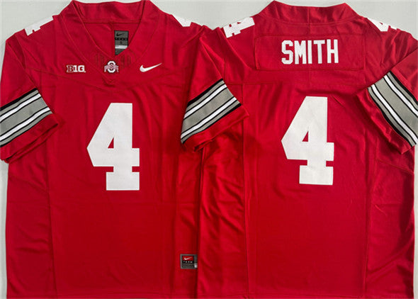 Jeremiah Smith Ohio State Buckeyes red Limited jersey