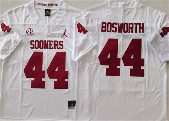 Brian Bosworth Oklahoma Sooners white jersey