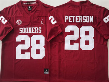 Adrian Peterson Oklahoma Sooners red jersey