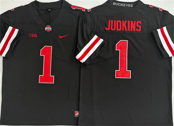 Quinshon Judkins Ohio State Buckeyes black Limited jersey