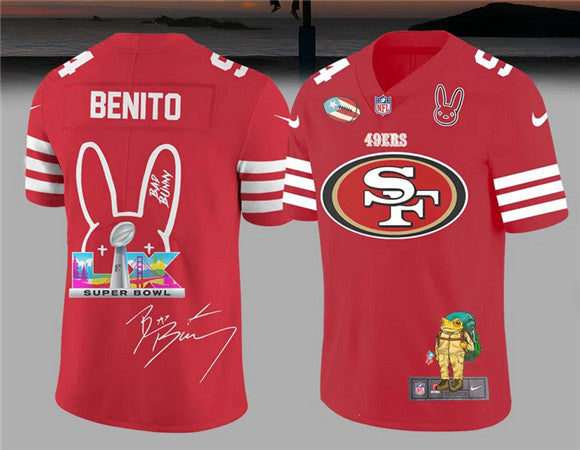 San Francisco 49ers red jersey