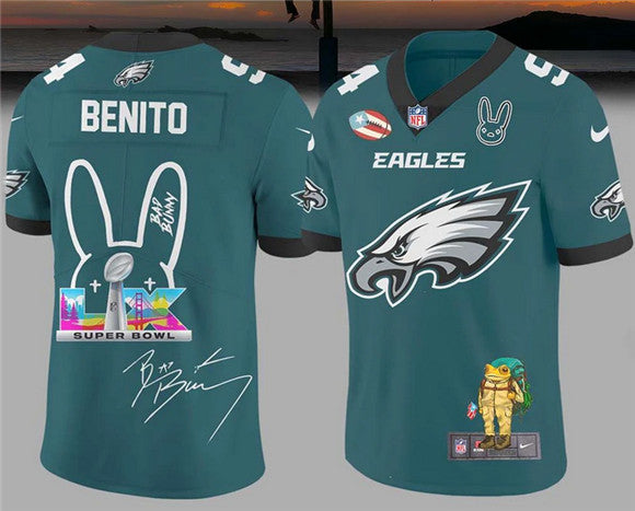 Philadelphia Eagles green jersey
