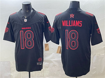 Caleb Williams Chicago Bears black Vapor jersey