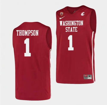 Klay Thompson Washington State Cougars red jersey