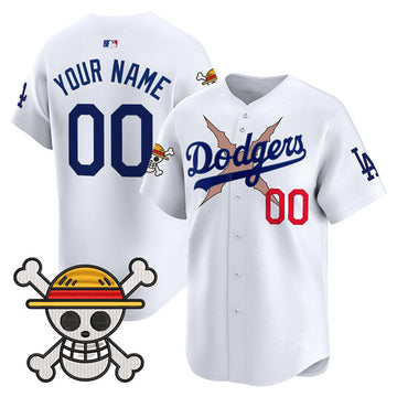 Custom Los Angeles Dodgers white Vapor jersey
