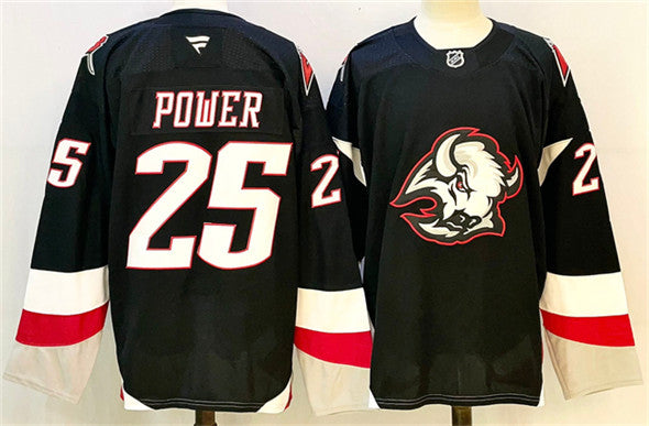 Owen Power Buffalo Sabres black Alternate jersey