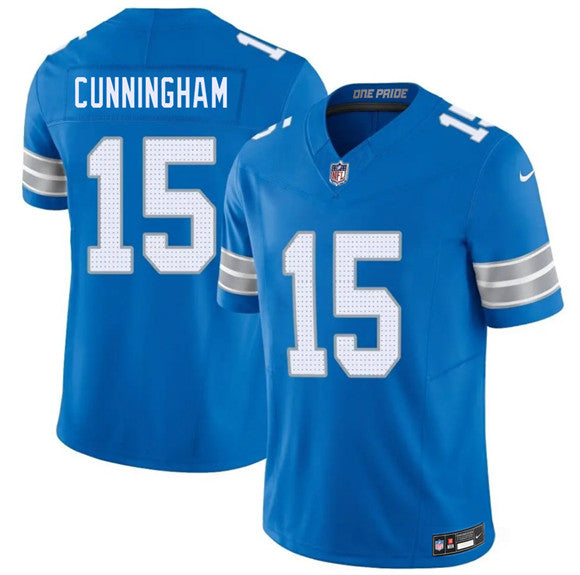 Malik Cunningham Detroit Lions blue Vapor jersey