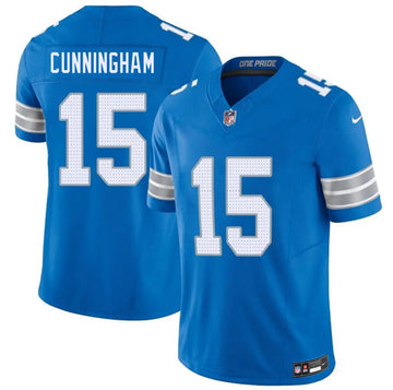 Malik Cunningham Detroit Lions blue Vapor jersey