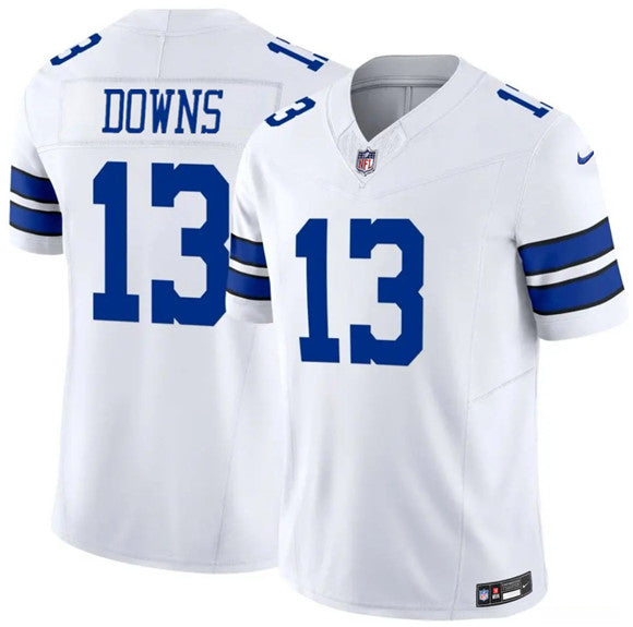 Caleb Downs Dallas Cowboys white Vapor jersey