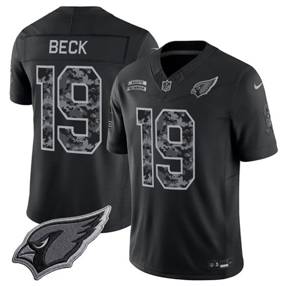 Carson Beck Arizona Cardinals black Salute To Service jersey