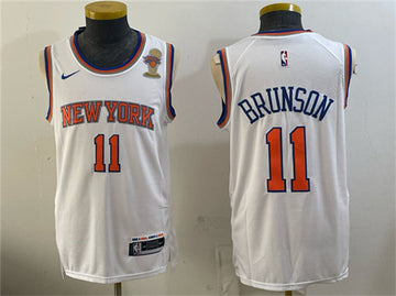 Jalen Brunson New York Knicks white jersey