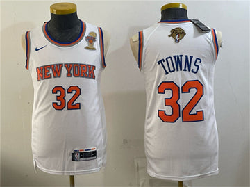 Karl-Anthony Towns New York Knicks white jersey