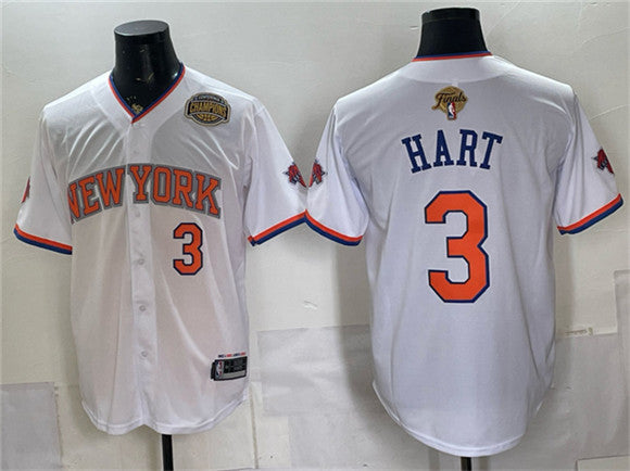 Josh Hart New York Knicks white jersey