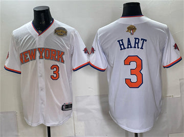 Josh Hart New York Knicks white jersey