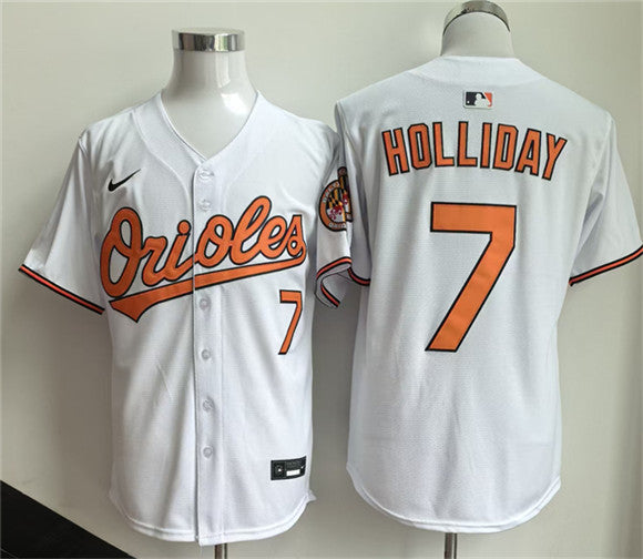 Jackson Holliday Baltimore Orioles white Limited jersey