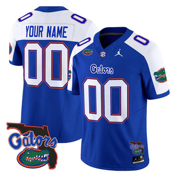 Custom Florida Gators royal Vapor jersey