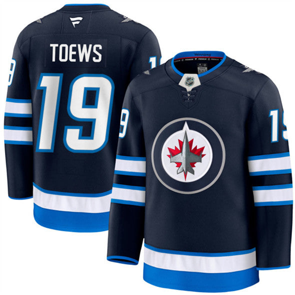 Jonathan Toews Winnipeg Jets navy Home jersey