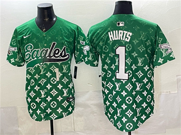 Jalen Hurts Philadelphia Eagles green Limited jersey