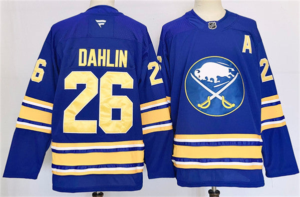 Rasmus Dahlin Buffalo Sabres blue jersey