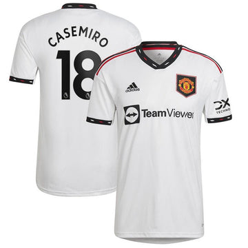 Manchester United white Away jersey