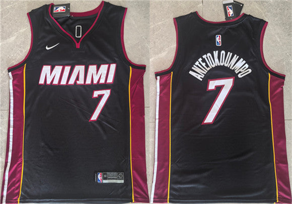 Giannis Antetokounmpo Miami Heat black jersey