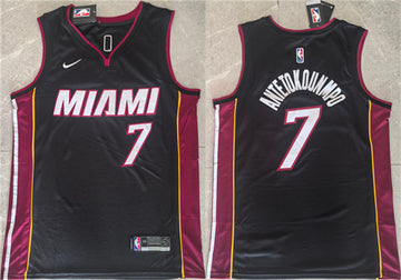 Giannis Antetokounmpo Miami Heat black jersey