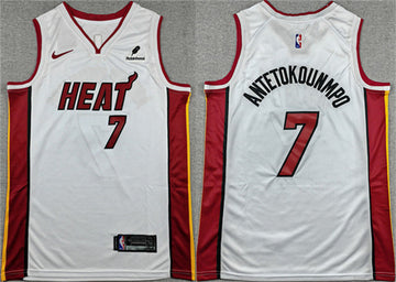 Giannis Antetokounmpo Miami Heat white jersey