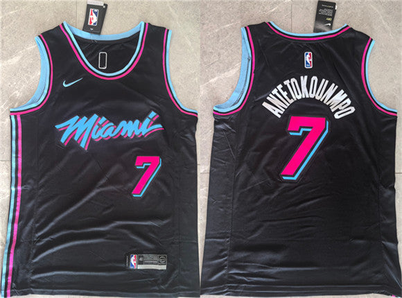 Giannis Antetokounmpo Miami Heat black jersey